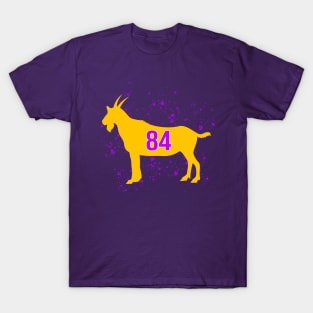 The GOAT- Purple Minnesota Moss Goat T-Shirt